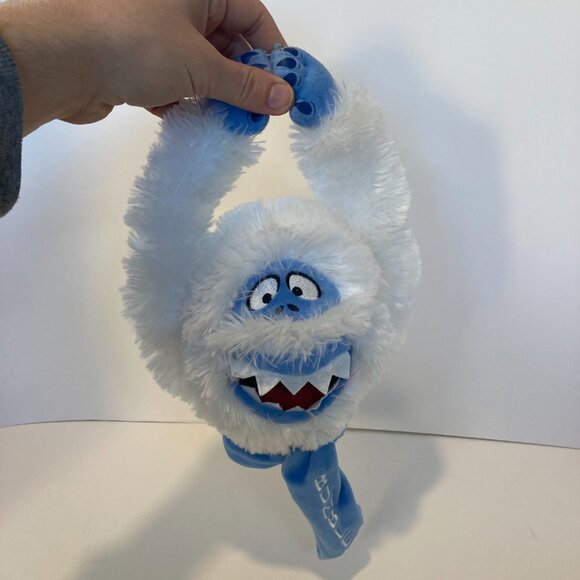 Rudolph The Red Nose Reindeer Bumble Abominable Snowman Door Hanger Plush Head - Picture 3 of 8